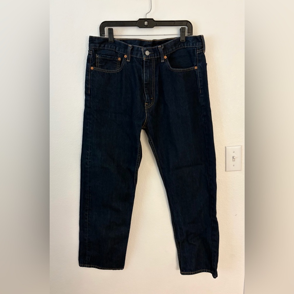 Levi's 505 SZ 36X30 Dark Blue Men's Jeans